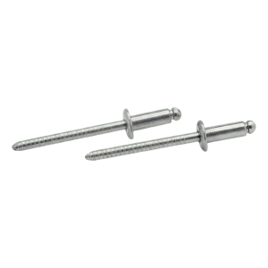Break stem rivet stainless steel 4x10 mm A2 grooved DIN 7337