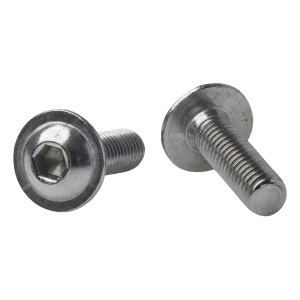M6x20 Button Head Socket Cap Screw with Flange A2 Stainless Steel ISO 7380-2