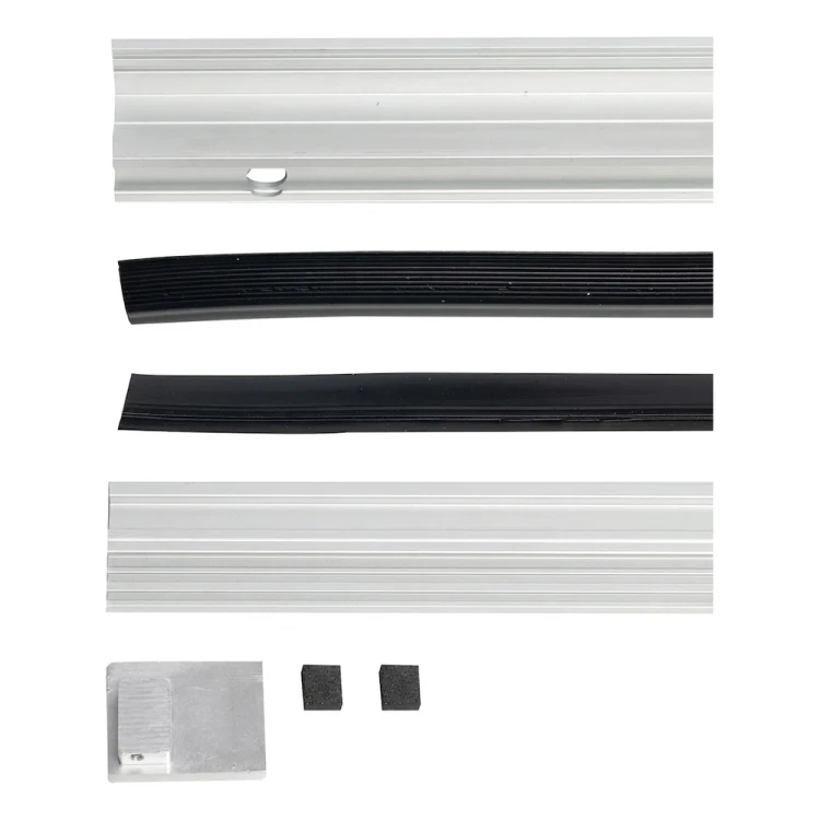 Kozza KB5000 – complete French balcony aluminium H1100 mm, glass 16–17.52 mm, matt anodised 000-851 (6)