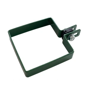 End clamp for fencing panels 100x100 mm green