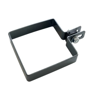 End clamp for fencing panels 100x100 mm graphite
