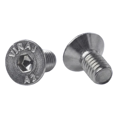Countersunk screw M6x12 mm A2 DIN 7991 – hexagonal socket, stainless steel 000-814 (1)