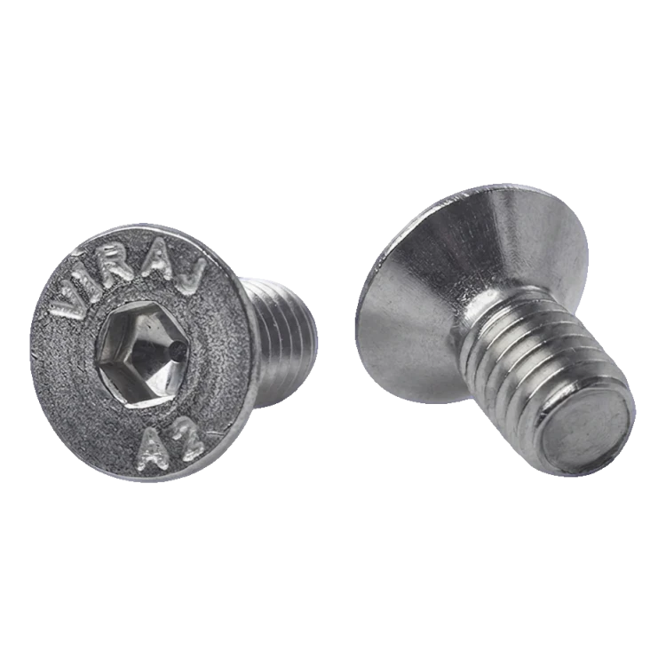 Countersunk screw M6x12 mm A2 DIN 7991 – hexagonal socket, stainless steel 000-814 (1)