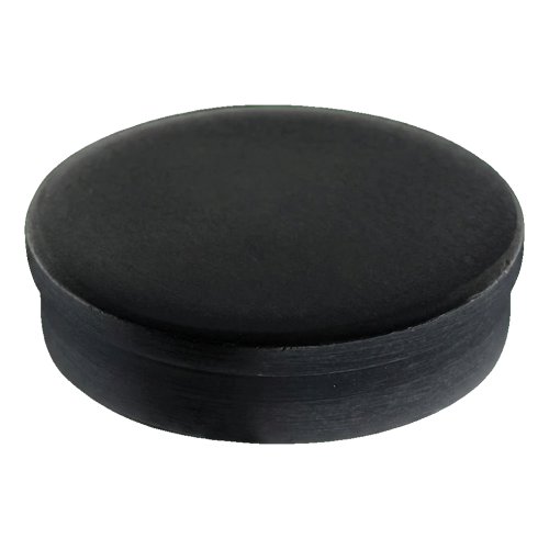 Kozza – aluminium end cap for glass balustrade profiles KE 105 black 000-848 (1)