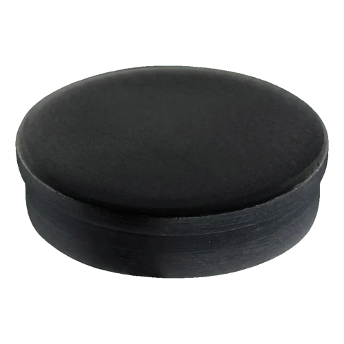 Kozza – aluminium end cap for glass balustrade profiles KE 105 black 000-848 (1)
