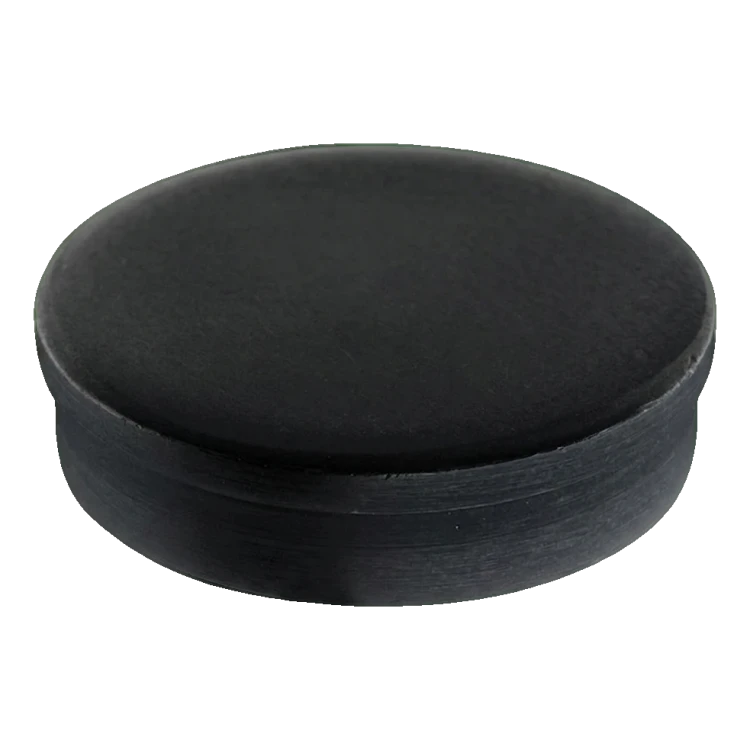 Kozza – aluminium end cap for glass balustrade profiles KE 105 black 000-848 (1)