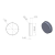 Kozza aluminium end cap for all-glass balustrade profiles KE 105 / KE 115 – matt anodised 000-847 (3)