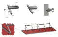 Mounting triangle 15 horizontal 890x860x240 PV-09-04 (4)