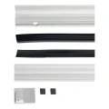 Kozza KB5000 – complete aluminium French balcony H1100 mm, flat system, matt anodised 000-850 (6)