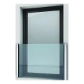 Kozza KB5000 – complete aluminium French balcony H1100 mm, flat system, matt anodised 000-850 (10)