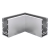 Kozza KE100 – internal corner U-profile 90° for all-glass balustrades, top-mounted 000-854 (1)