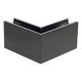 Kozza KE 100 – external corner U profile 90° for all-glass balustrades, dark grey RAL 7021 000-858 (2)