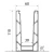 Kozza KE 100 – U-profile for all-glass balustrades 5000 mm black, top mounting 000-861 (5)