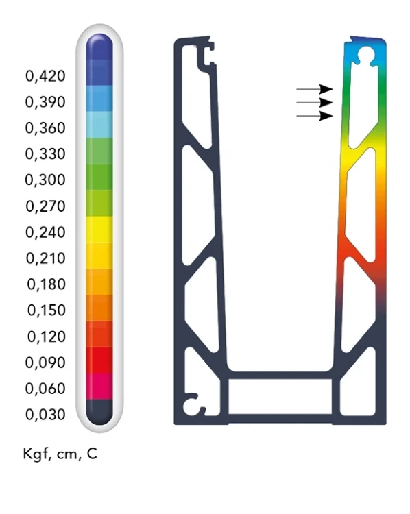 Kozza KE 100 – U-profile for all-glass balustrades 5000 mm dark grey 000-862 (2)