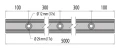 Kozza KE 100 – U-profile for all-glass balustrades 5000 mm dark grey 000-862 (4)