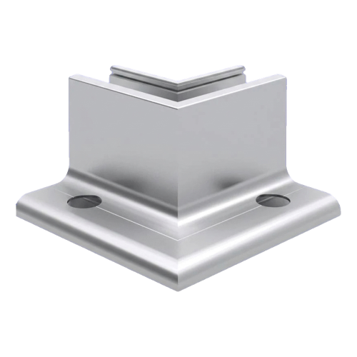 Kozza KE 105 – internal corner L profile 90° for all-glass balustrades, aluminium, matt anodised 000-865 (1)