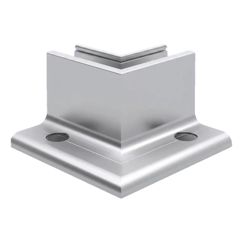 Kozza KE 105 – internal corner L profile 90° for all-glass balustrades, aluminium, matt anodised 000-865 (1)
