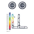 Kozza KE 105 – L-type aluminium profile for full-glass balustrades 5000 mm 000-871 (2)