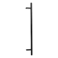 PSG single-sided round door handle black 32×1200 mm AISI 304 – 45° mounting 000-721 (1)
