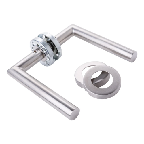 PSG Palermo – straight stainless steel door handle with round escutcheon 000-635 (2)