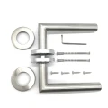 PSG Palermo – straight stainless steel door handle with round escutcheon 000-635 (6)