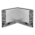 Kozza KE 120 – U-profile internal 90° corner for all-glass balustrades, side mounting 000-873 (1)