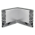 Kozza KE 120 – U-profile internal 90° corner for all-glass balustrades, side mounting 000-873 (1)