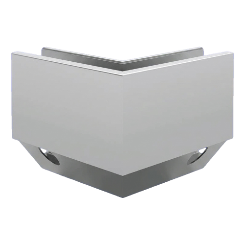 Kozza KE 120 – U profile corner 90° for all-glass balustrades, external, side mounting 000-874 (1)