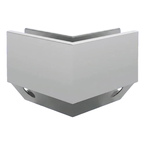 Kozza KE 120 – U profile corner 90° for all-glass balustrades, external, side mounting 000-874 (1)