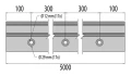 Kozza KE 105 – aluminium L profile for all-glass balustrades 5000 mm black 000-872 (9)