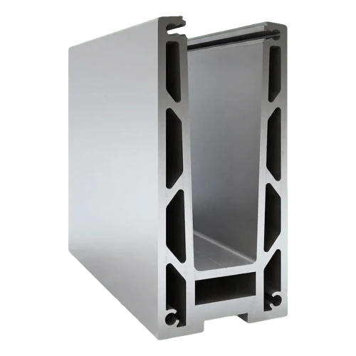 Kozza KF 1000 – U-profile aluminium profile for all-glass balustrades 5000 mm with drainage 000-878 (1)