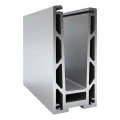 Kozza KF 1000 – U-profile aluminium profile for all-glass balustrades 5000 mm with drainage 000-878 (2)