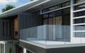 Kozza KF 1000 – U-profile aluminium profile for all-glass balustrades 5000 mm with drainage 000-878 (4)