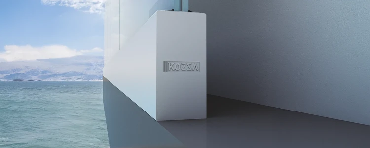 Kozza KF 1000 – U-profile aluminium profile for all-glass balustrades 5000 mm with drainage 000-878 (5)