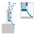 Kozza KF 1000 – U-profile aluminium profile for all-glass balustrades 5000 mm with drainage 000-878 (7)