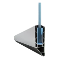 Kozza KE 120 – U-profile for all-glass balustrades 5000 mm, side mounting 000-877 (1)