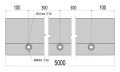 Kozza KE 120 – U-profile for all-glass balustrades 5000 mm, side mounting 000-877 (7)