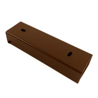 C-channel connector bracket for foundation wall 200x55 brown