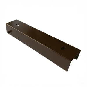 C-channel connector bracket for foundation wall 250x50 bronze