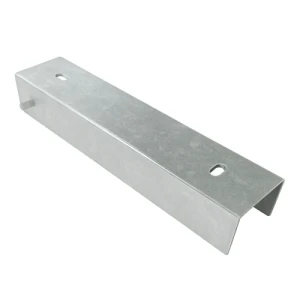 C-channel connector bracket for foundation wall 250x55 galvanised