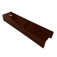 C-channel connector bracket for 250x55 foundation wall bronze