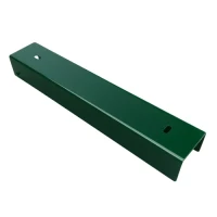 C-channel connector bracket for kerb 300x50 green