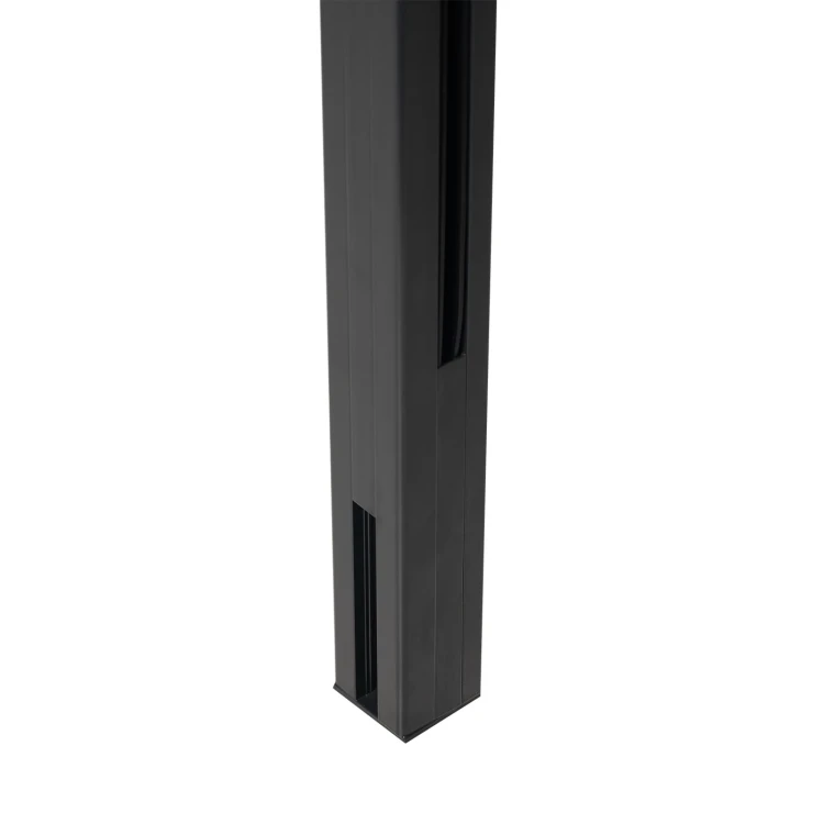 Corner railing post 45x45x1283mm glass 8.72mm dark grey Kozza KR7500 000-890 (2)