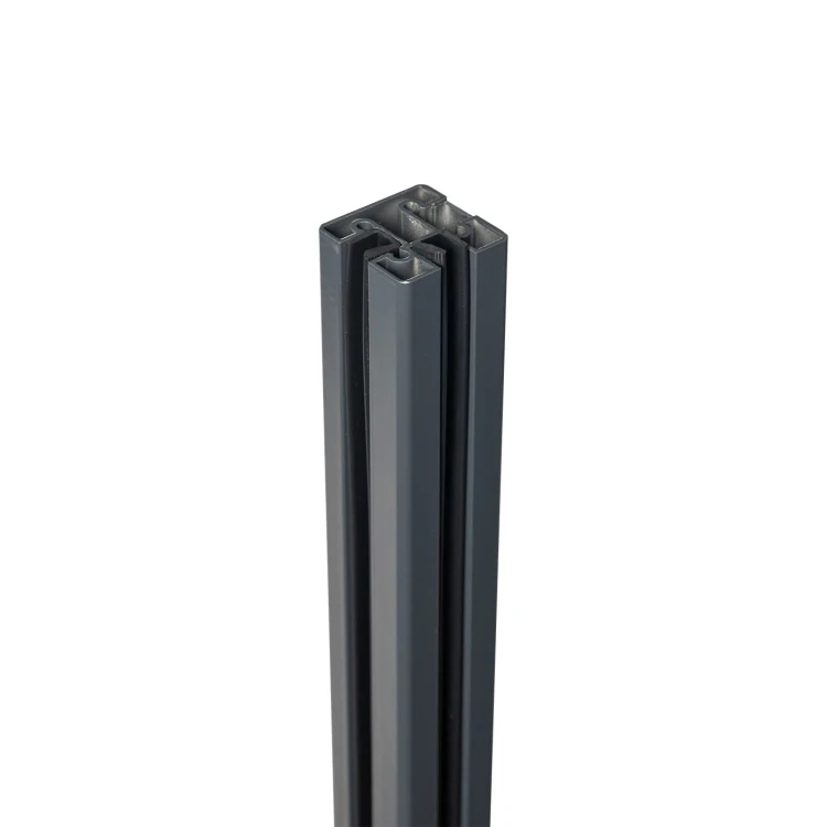 Corner railing post 45x45x1283mm glass 8.72mm dark grey Kozza KR7500 000-890 (5)