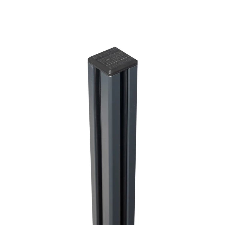 Corner railing post 45x45x1283mm glass 8.72mm dark grey Kozza KR7500 000-890 (6)