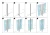 Corner railing post 45x45x1283mm glass 8.72mm dark grey Kozza KR7500 000-890 (8)