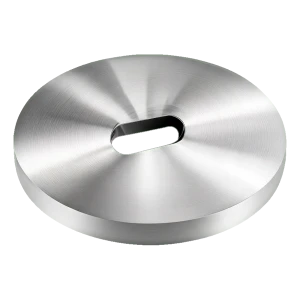 PSG spacer for point fixing brackets ø 50 mm / 5 mm – slotted hole, AISI 304 satin