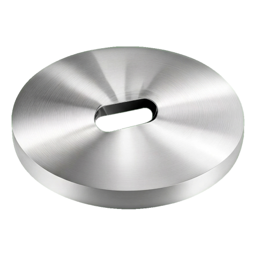 PSG spacer for point fixing brackets ø 50 mm / 5 mm – slotted hole, AISI 304 satin 000-896 (1)
