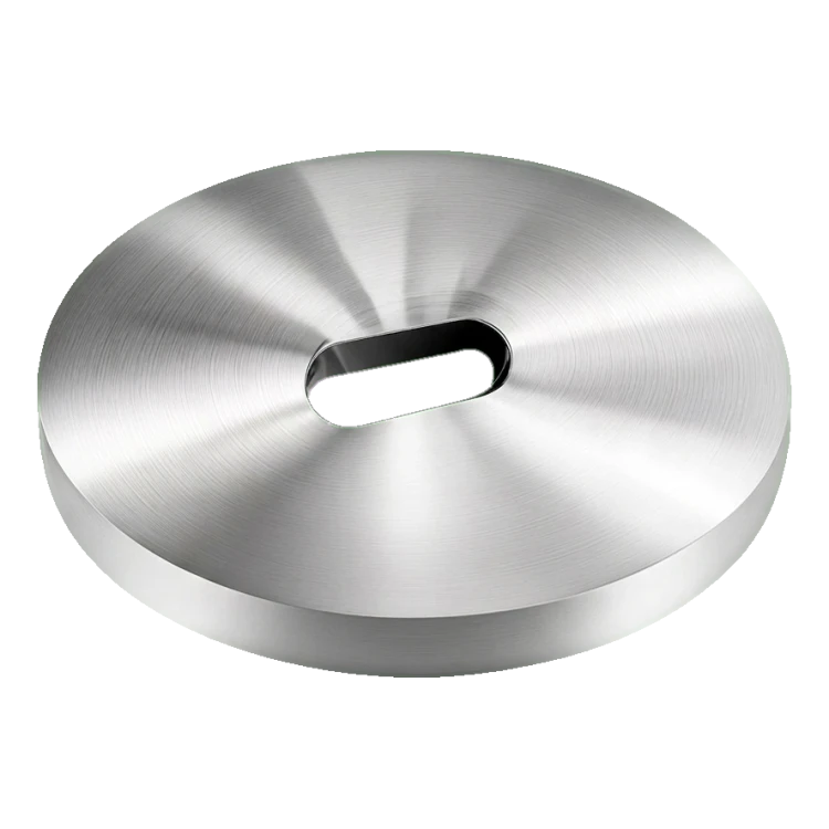 PSG spacer for point fixing brackets ø 50 mm / 5 mm – slotted hole, AISI 304 satin 000-896 (1)