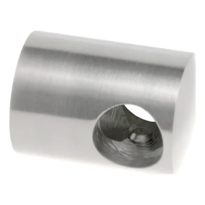 PSG balustrade through-fixing bracket fi 12 mm for flat surface – AISI 304 stainless steel satin finish